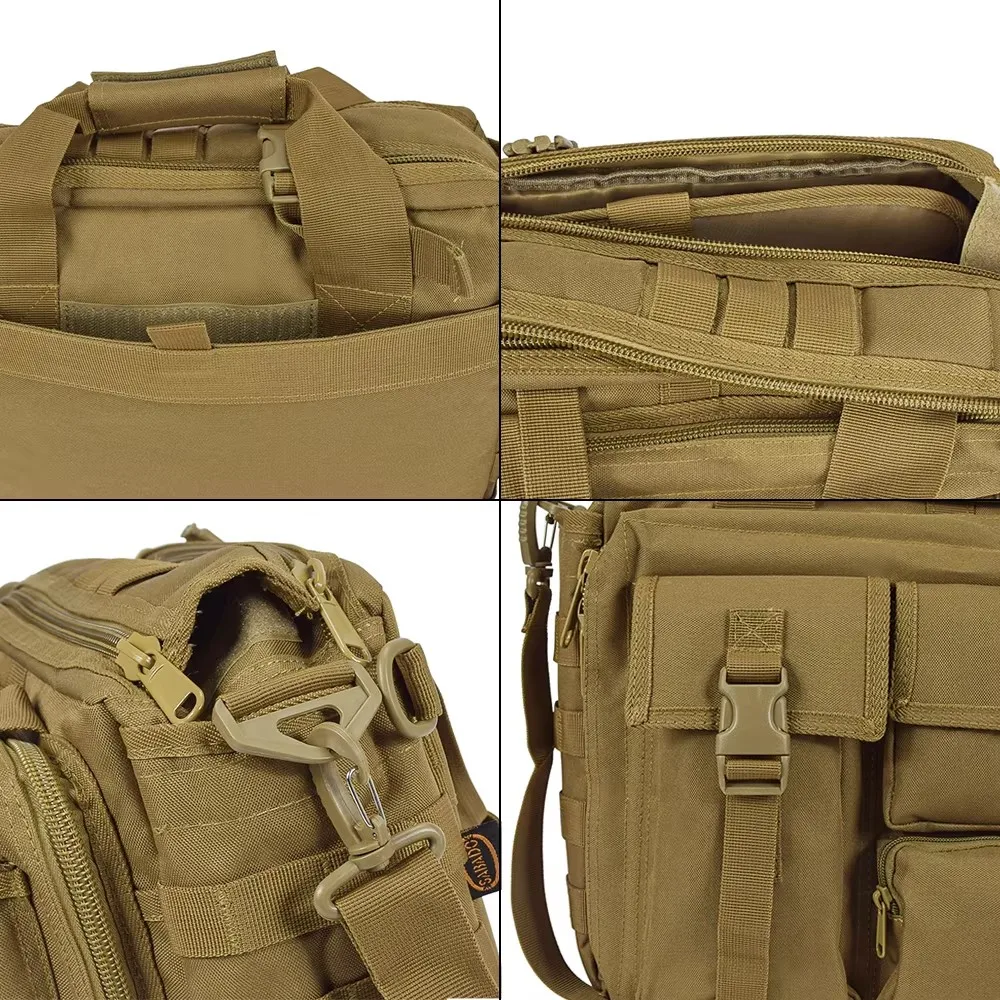 PROTECTOR PLUS Bolsa para ordenador portátil, bandolera táctica para caza, bolsa para deportes al aire libre, viajes, senderismo, Camping, paquete de cámara para ordenador - imagen 5