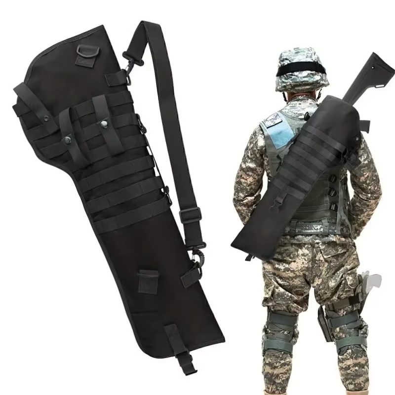 Funda táctica acolchada para rifle con sistema MOLLE