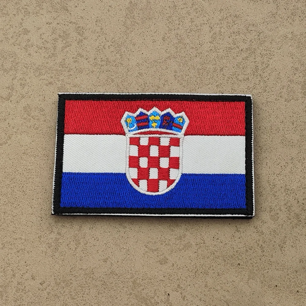 Insignia de la bandera europea NATO Grecia Escocia Eslovenia Andorra San Marino Hungría Lituania parche mágico brazalete bandera parche bordado - imagen 5