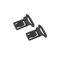 2pcs black