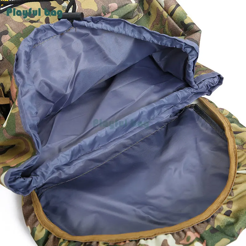 Bolsa táctica de alpinismo al aire libre, mochila de viaje de camuflaje, impermeable, resistente al desgaste, para exteriores, 70L, AVA76 - imagen 4