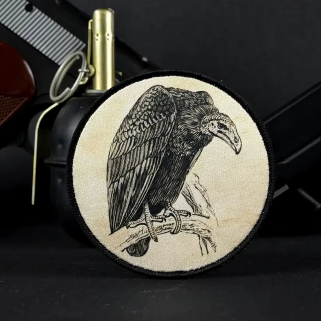 Parche táctico Vulture velcro – Insignia militar para mochila - imagen 5
