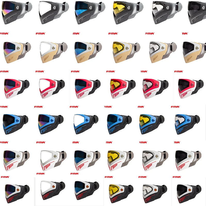 FMA F5 Storm Goggles Máscara Paintball Deportes Máscara de protección de oídos Equipo Tb1688