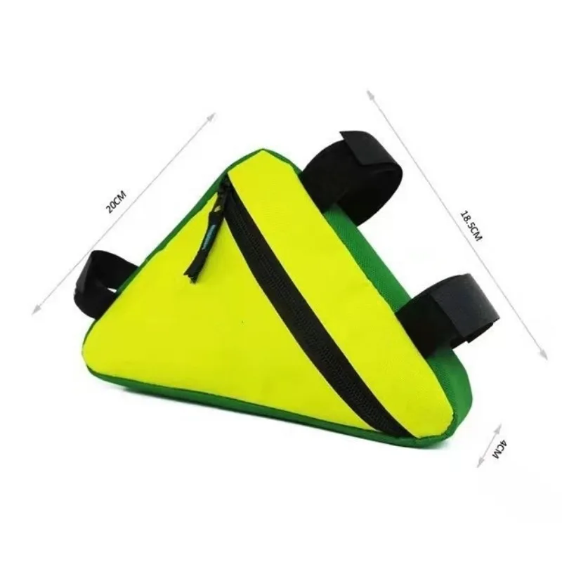 Bolsa triangular para bicicleta, manillar de cuadro frontal de bicicleta, bolsas impermeables para ciclismo, piezas de bicicleta - imagen 2