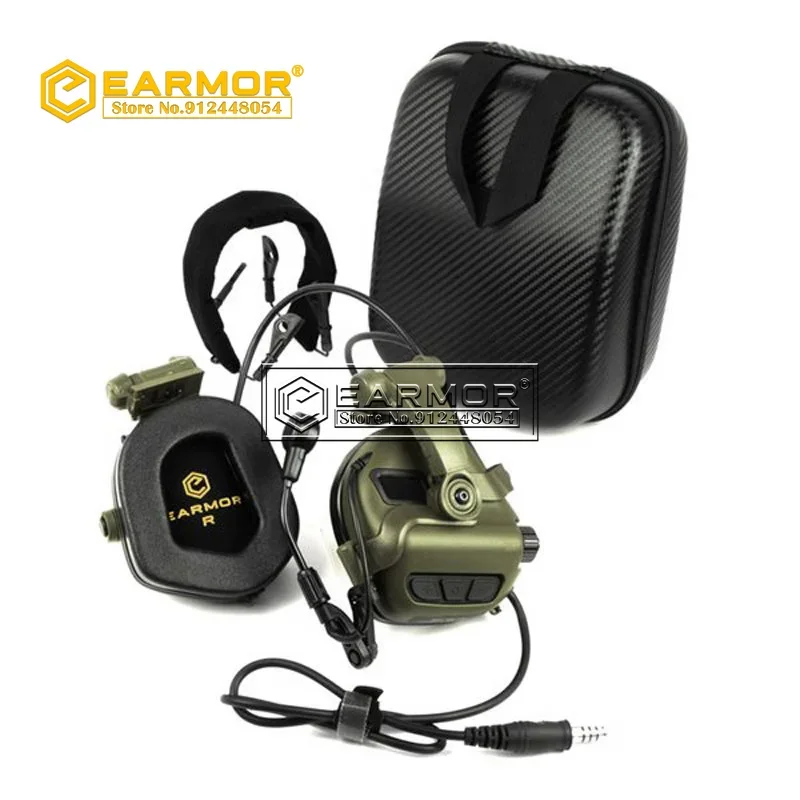 Auriculares tácticos EARMOR Mark3 MilPro, mejora tu comunicación en rieles RAC con reducción de ruido electrónica - imagen 4
