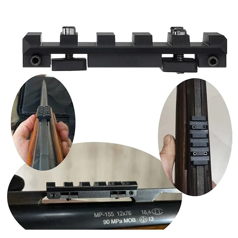 VISM PRO-mira Picatinny de costilla ventilada para caza, mira óptica réflex de punto rojo, mira telescópica Airsoft para riel AR15 de 20mm - imagen 3