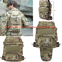 Paquete táctico 3.0 Camuflaje CPC/AVS/JPC Tank Top Paquete de tablero posterior de tres capas
