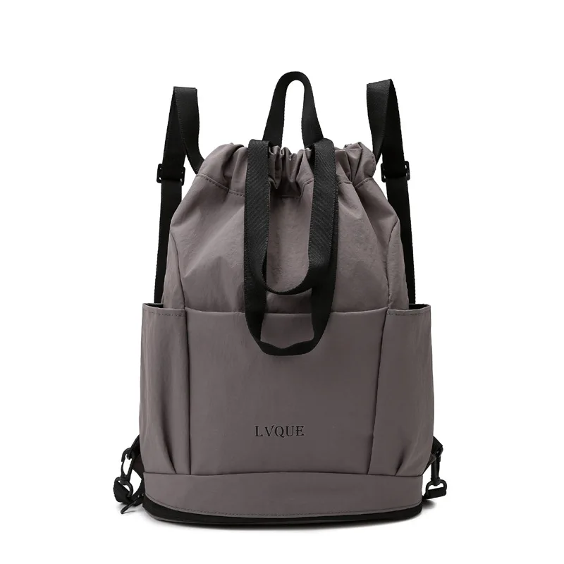 Mochila para acampar, bolsa de lona deportiva para baloncesto con paquete de zapatos, mochila para escalar al aire libre, senderismo, almacenamiento de equipaje grande, bolsa de fin de semana - imagen 3