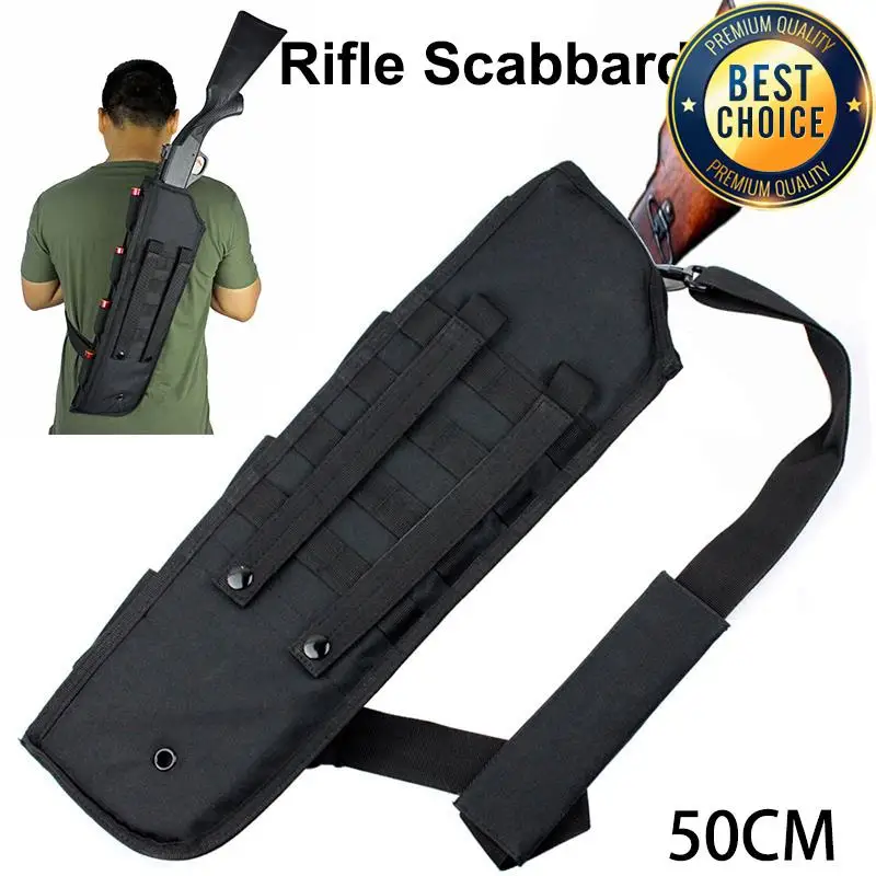 Mochila táctica para Rifle y cuchillo, accesorios de caza al aire libre, funda protectora para pistola de aire Molle - imagen 3