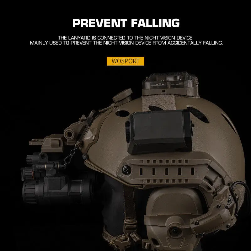 WOSPORT VAS NVG Base Cordón Dispositivo de visión nocturna Base Cuerda antipérdida - imagen 3