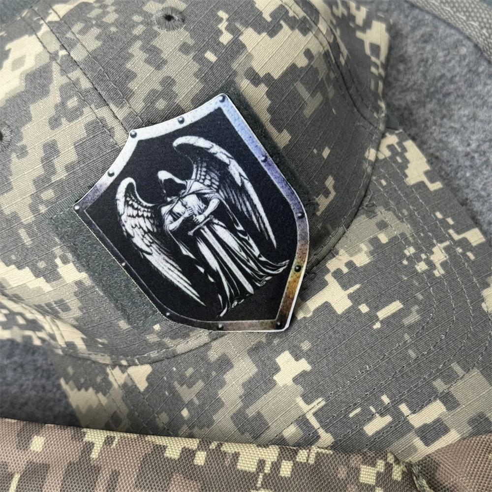 Parche táctico militar chevron ángel castigador con gancho y bucle
