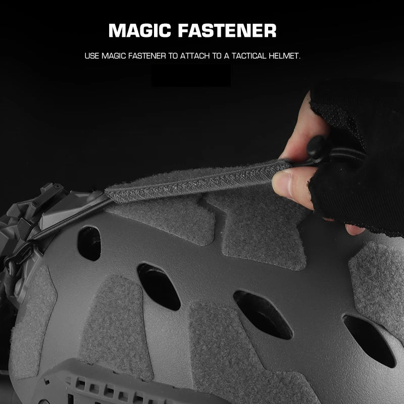 Cordón táctico NVG V4, casco con cierre mágico para Pvs7 Pvs14 Pvs31, dispositivos de visión nocturna montados en casco, cuerda fija antipérdida - imagen 4