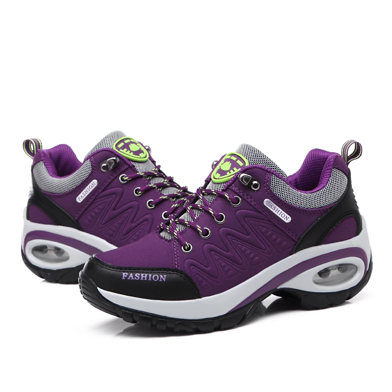 HIKEUP Zapato outdoor de cuero con plataforma para mujer - imagen 5