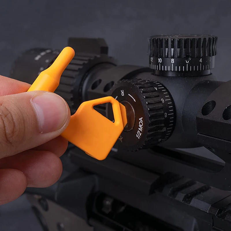 La bandera de seguridad de la cámara táctica incluye herramienta de cabeza plana integrada y un adaptador de riel Picatinny deslizante para Rifle común de caza - imagen 5