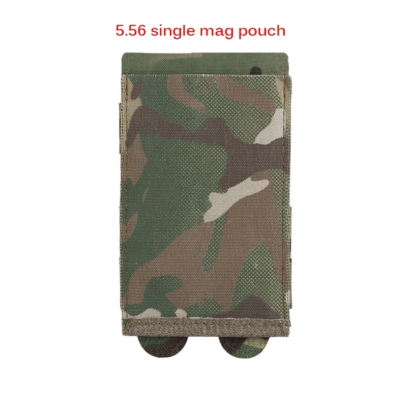 Bolsa elástica individual Mgazine 5,56, bolsa de almacenamiento ligera táctica, chaleco de caza, soporte Molle, cuchillo, antorcha, bolsa de torniquete - imagen 4