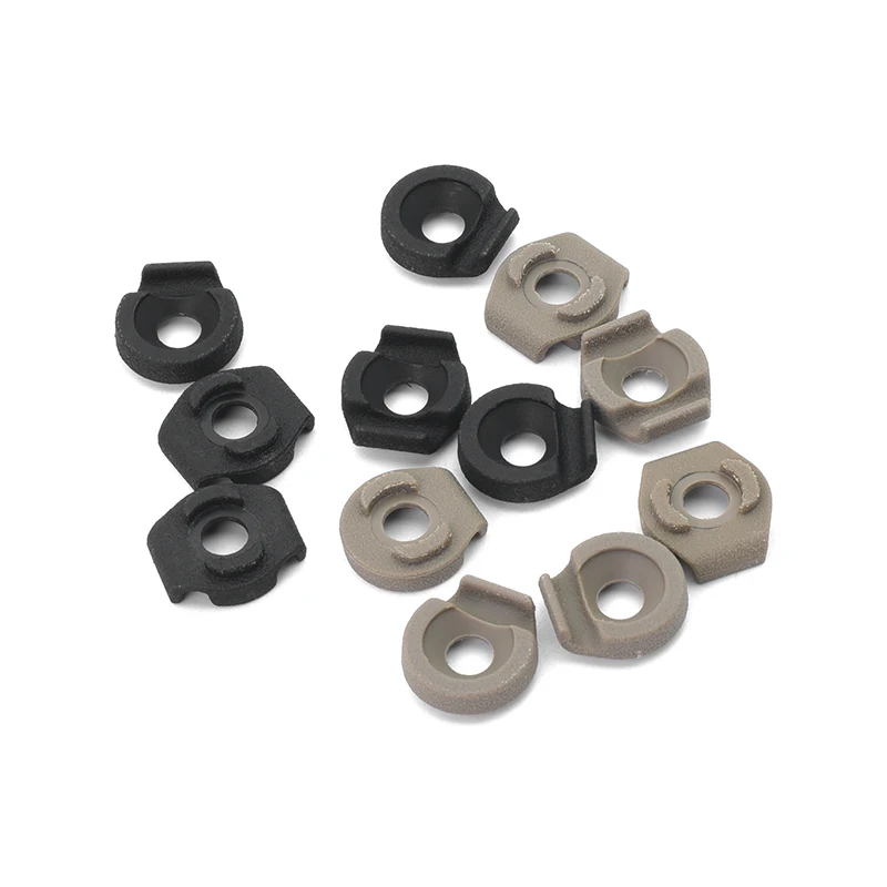 M-LOK táctico Keymod, Riel de alambre de Metal mi-cro, Clip de Cable 6 piezas para PEQ DBAL-A2 M300 M600, interruptor de linterna, cola fija - imagen 3