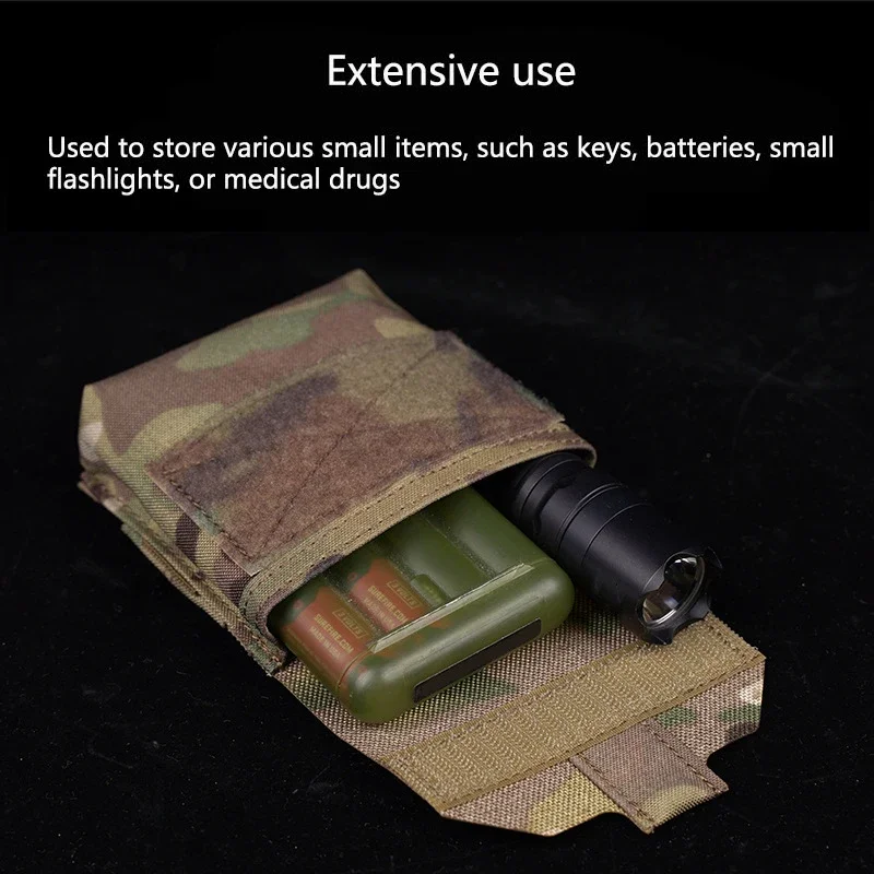 Bolsa Molle para hombre y mujer, organizador de herramientas EDC de nailon, Modular, de 9mm, 556 - imagen 4