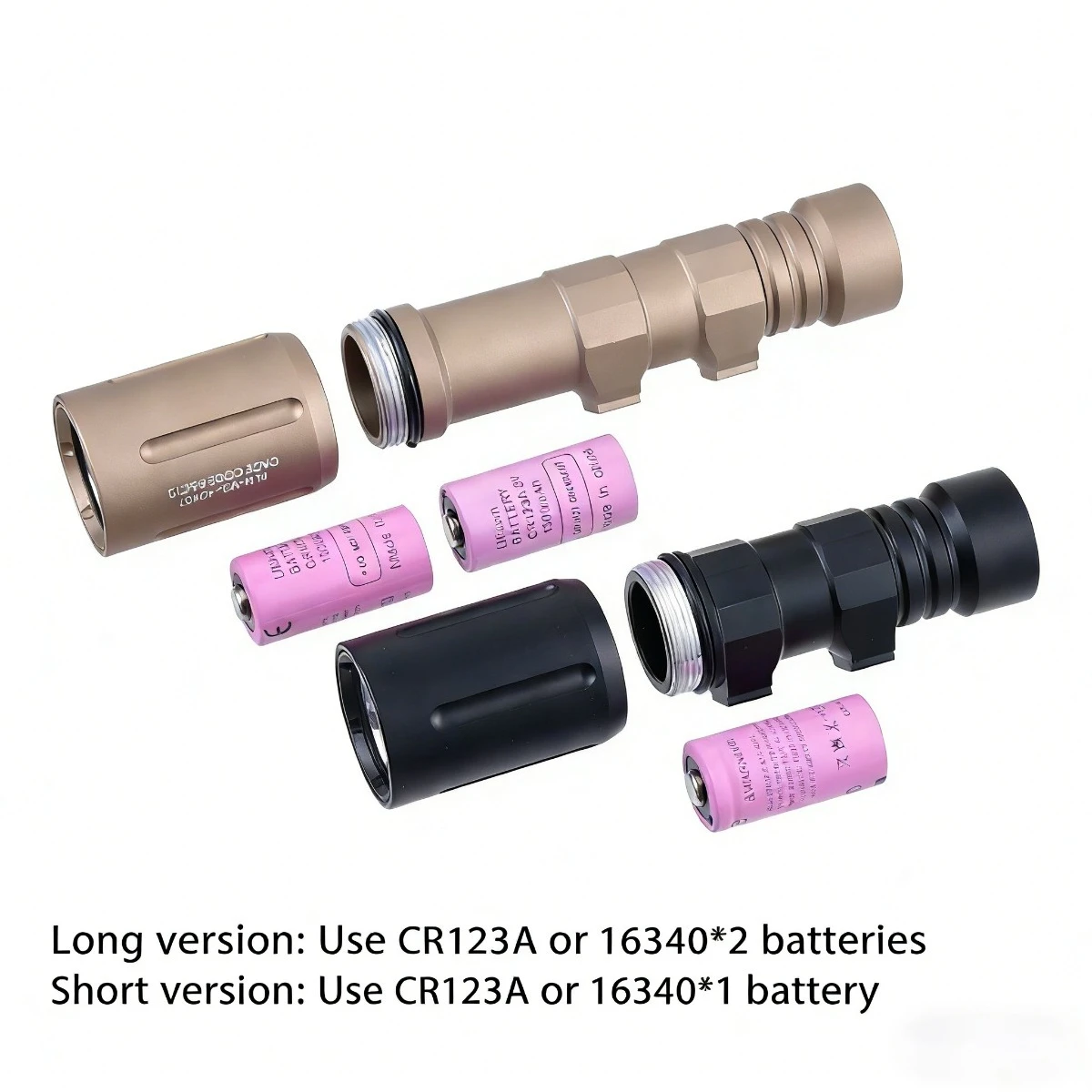 PLH-V2 Linterna táctica LED blanca luz de exploración para arma - imagen 4