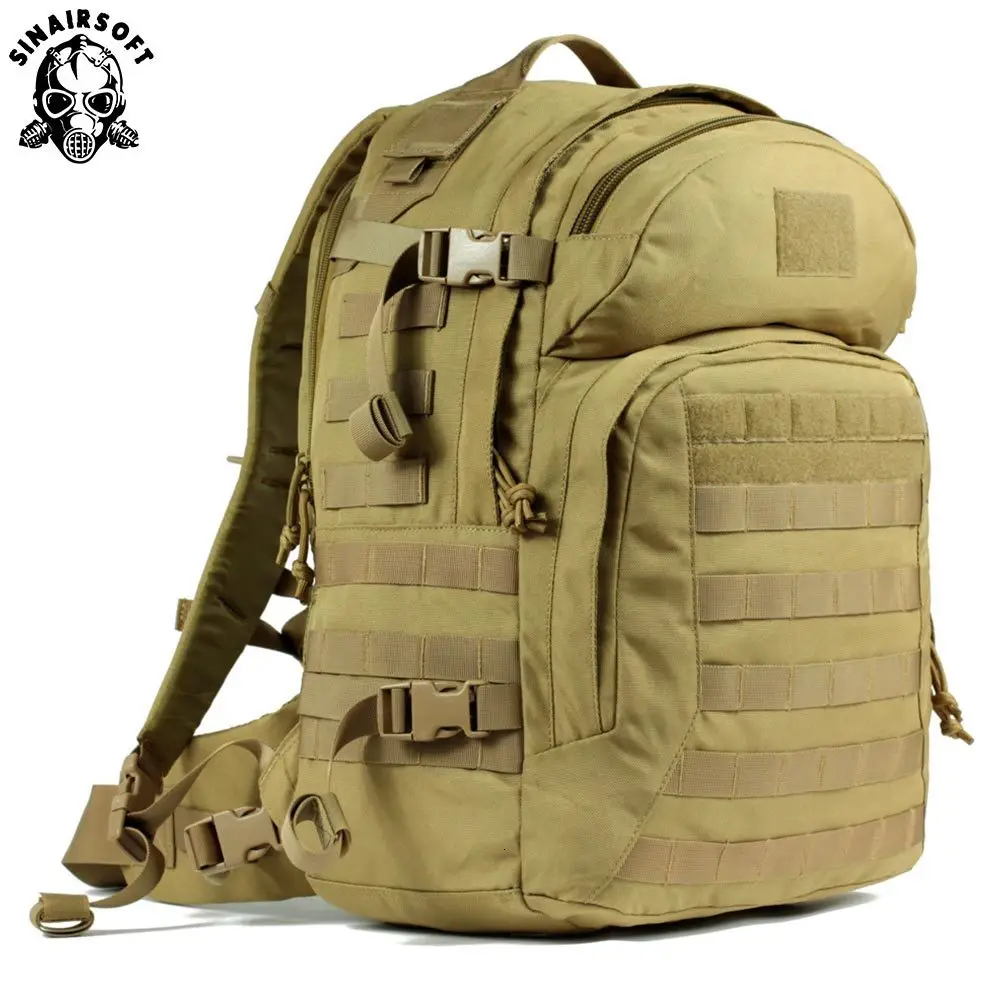 Mochila táctica de 55L, bolsas militares 1000D, mochila del ejército, mochila Molle para deportes al aire libre, bolsa para acampar, senderismo, viaje, escalada - imagen 2