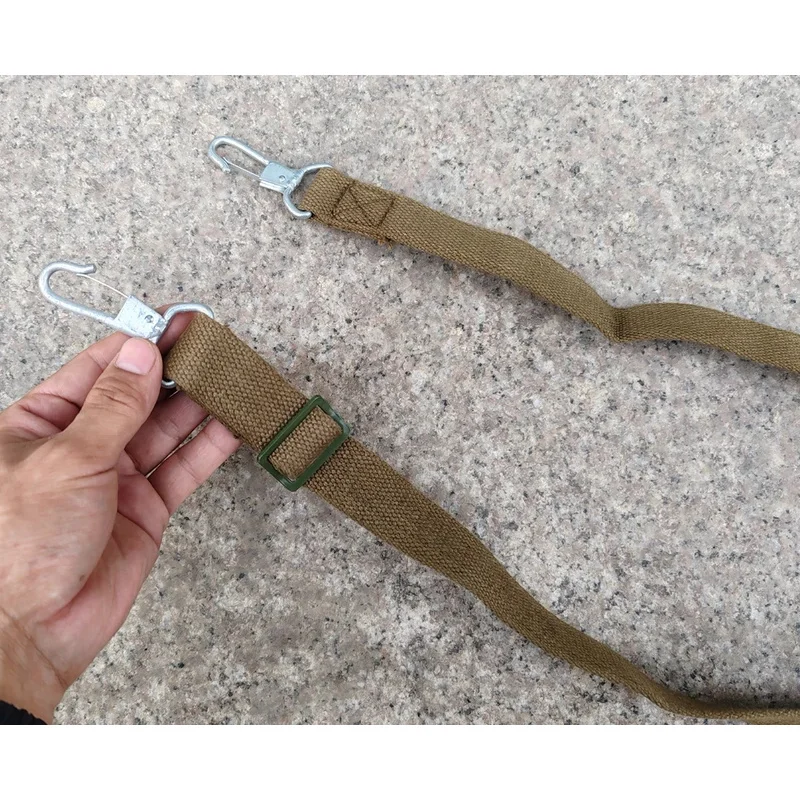 Accesorio militar de colección de ganchos de Metal, eslinga de pistola de lona ORIGINAL tipo SURPLUS 56AK - imagen 5