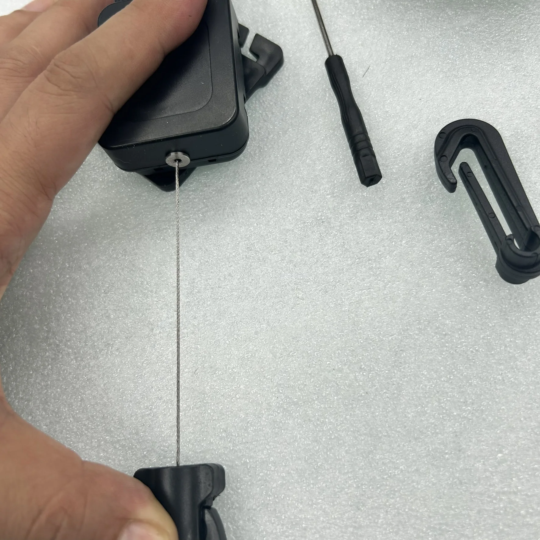 Clip retráctil multifunción, equipo de seguridad antipérdida, accesorio de escalada táctica, policarbonato de nailon - imagen 2