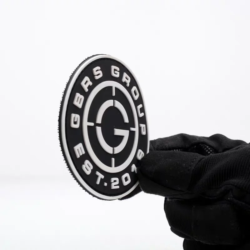 Brazalete con parche mágico de PVC con etiqueta redonda - imagen 4