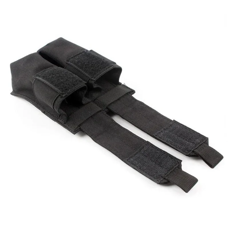 Equipo de caza táctico Airsoft con Clip para revistas, sistema Molle de bolsillo, doble M4 5,56, camuflaje forestal - imagen 5