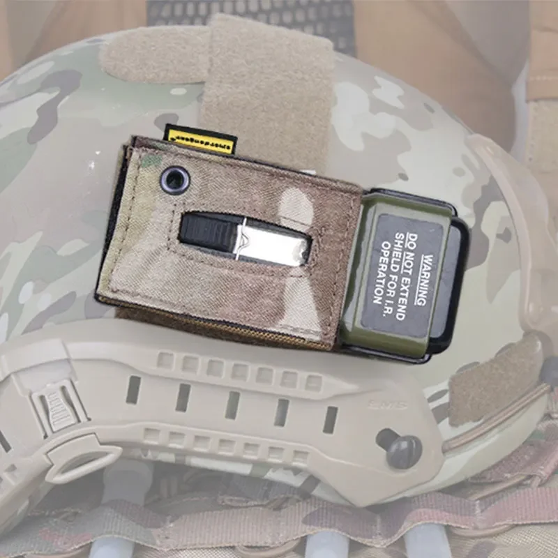 Emersongear-bolsa protectora de luz estroboscópica para MS2000, marcador de socorro, gancho y bucle, bolsa para casco, Airsoft, caza, EM7865 - imagen 3