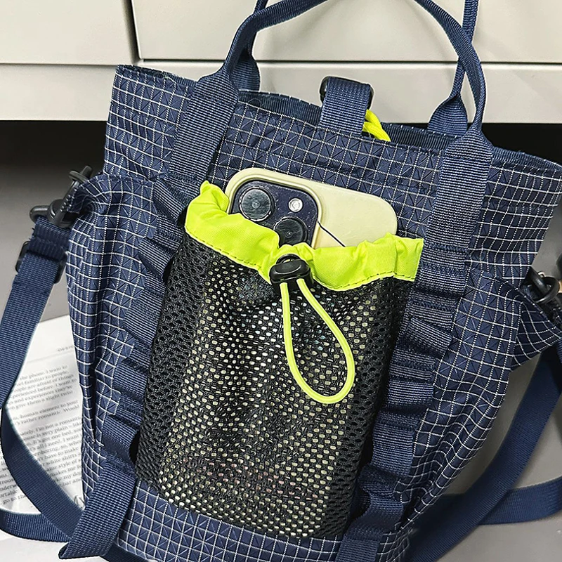 Bolsa de viaje para deportes al aire libre, senderismo, bolso grande de hombro con apertura con cordón, bolsos Molle tácticos para escalada, bolso cruzado para acampar - imagen 5