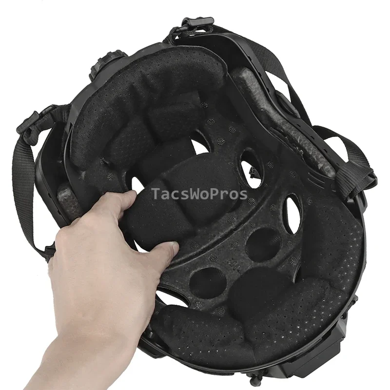 Kit de almohadillas interiores para casco táctico, cómodo casco deportivo para tiro Airsoft, revestimientos de EVA con memoria, accesorios para casco CS de Paintball - imagen 2