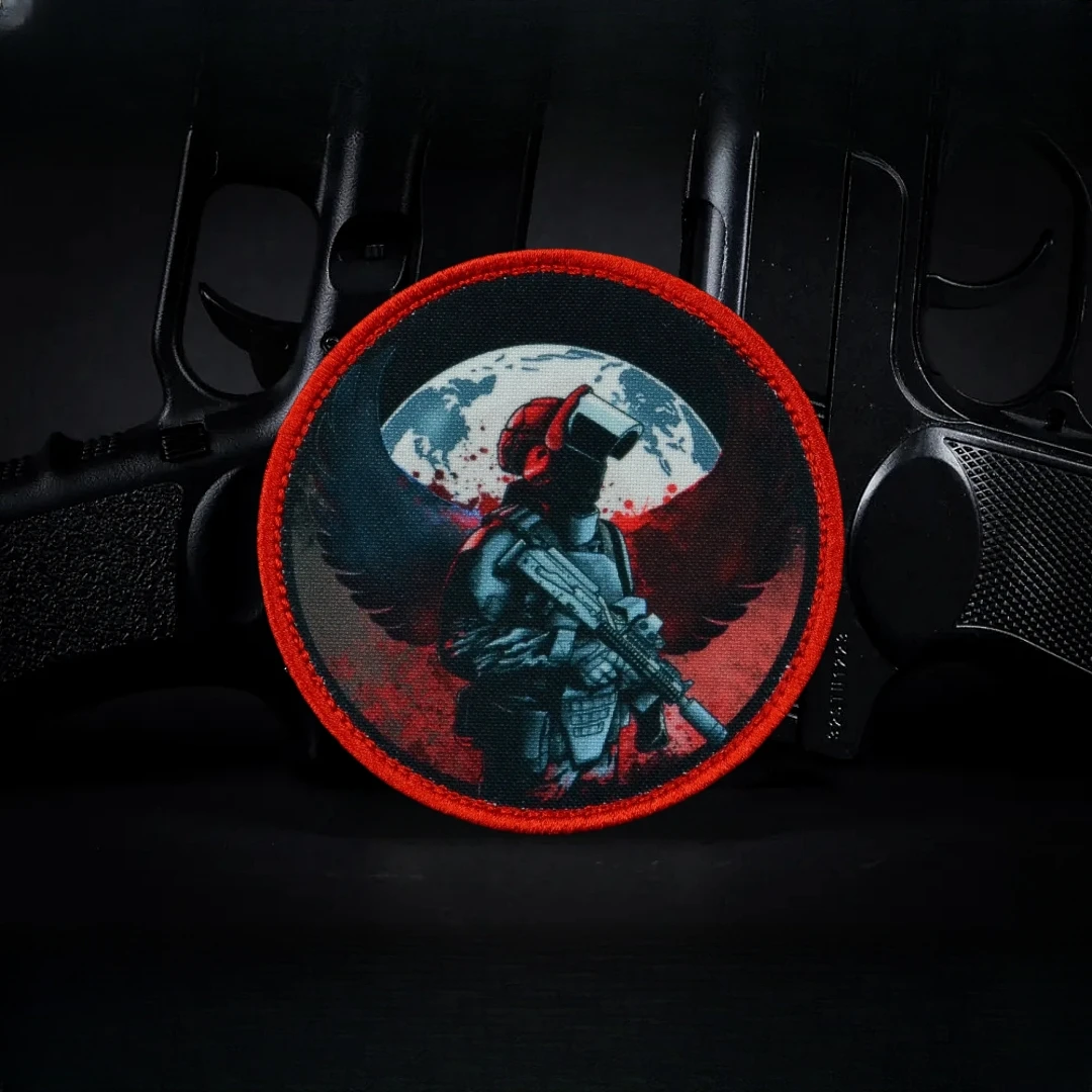 Parche táctico "Arcángel", insignia de moral, brazalete del ejército militar, parches de gancho y bucle impresos para ropa, pegatina para mochila - imagen 3