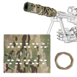 Cubierta de supresor táctico cubierta de silenciador de moderador cubierta de manga de protección térmica de silenciador de corte láser 500D-envoltura resistente de liberación rápida