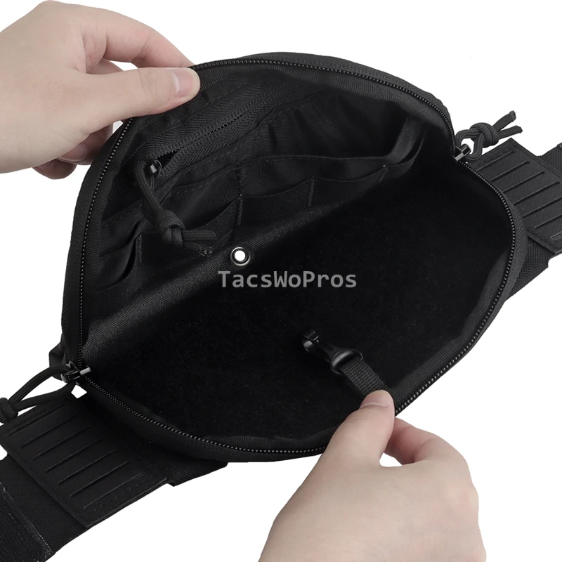 Bolsa táctica multicalibre Mag, conjunto de bolsa de administrador de segunda capa, chaleco de caza Airsoft, portador de placa frontal, bolsas de accesorios - imagen 4