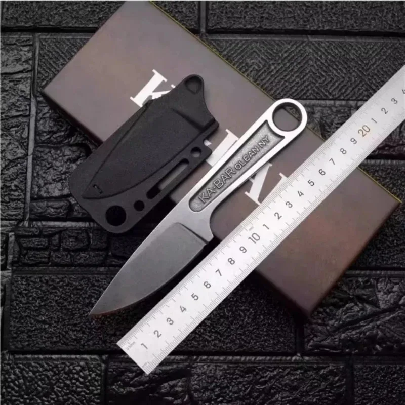 Cuchillo de supervivencia recto alta dureza con funda integrada EDC - imagen 2