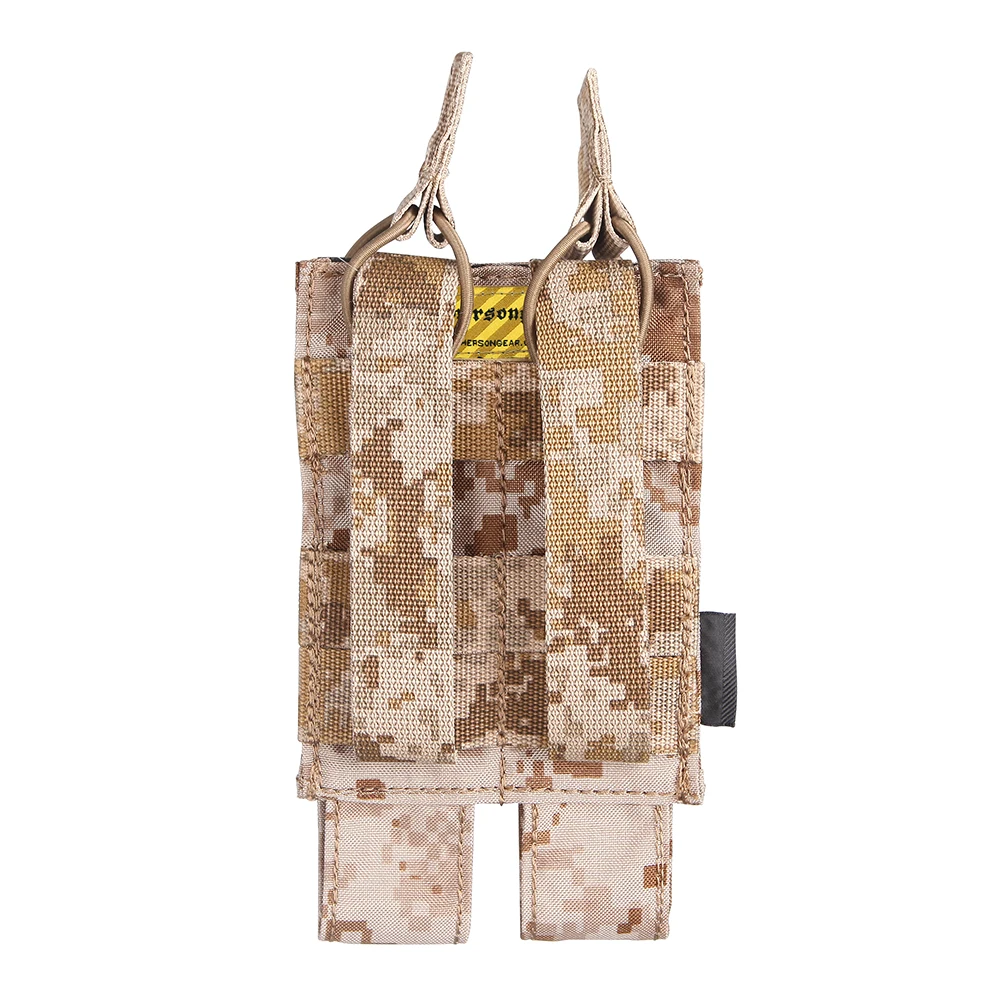Emersongear para MP5 Dual KRISS MP7 bolsa para revistas bolsa doble Mag funda MOLLE soporte Airsoft funda de caza Panel de bolsillo - imagen 4