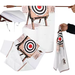 Toalla con arco para acampar, microfibra suave, secado rápido, ligera, portátil, durabilidad, tiro con arco, caza, viajes