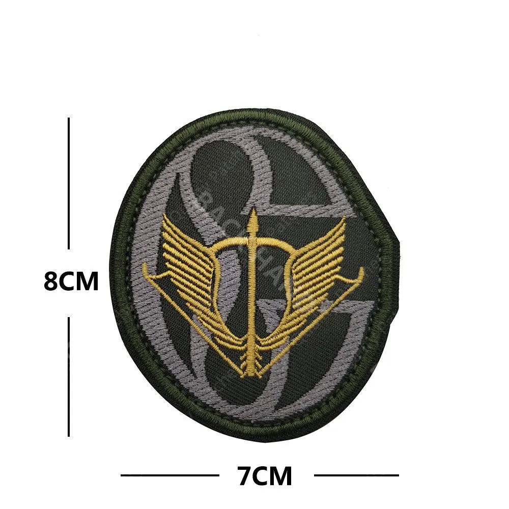 Parche de tela bordado para brazo, parche para mochila, insignia, bordado ruso, parches tácticos militares para ropa - imagen 3