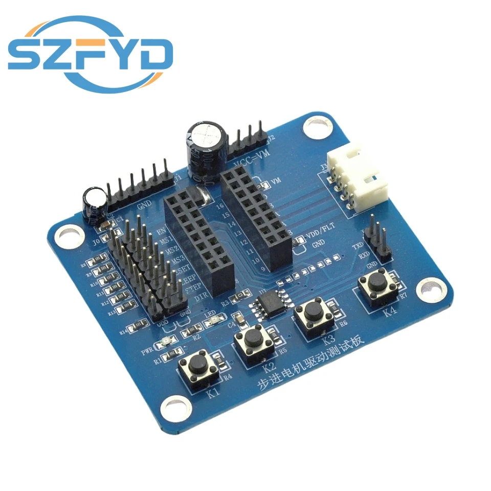 Placa de prueba y depuración para módulos de controlador de motor paso a paso compatible con soporte de extensión A4988 DRV8825 - imagen 2