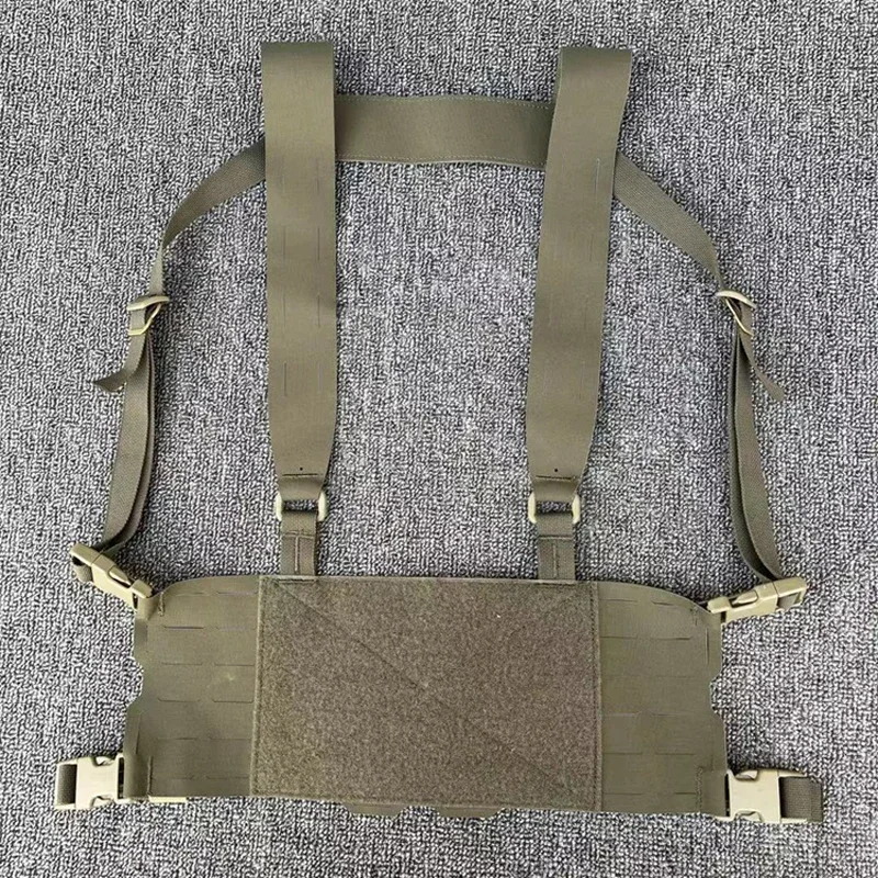 Chaleco táctico MOLLE Airsoft corte láser frontal ligero - imagen 3
