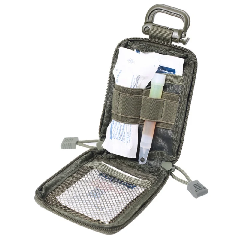 Bolsa táctica Molle para caza al aire libre, bolsa organizadora de nailon 1000D, accesorios Molle, sistema Molle táctico, bolsa de rango de herramientas EDC - imagen 4