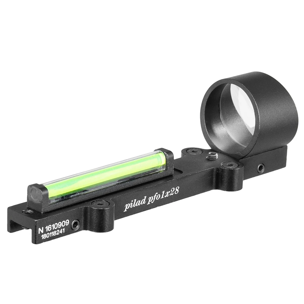 Mira holográfica de punto rojo y verde para caza, mira de peso ligero para escopetas, Riel de costilla, 1x28 - imagen 3