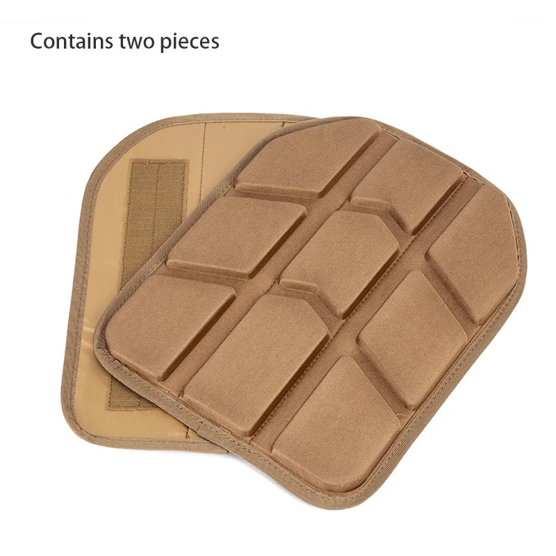 Almohadillas para chaleco táctico: cojín de malla transpirable que absorbe los golpes con espacio antirozaduras |   Acolchado frontal/trasero EVA que absorbe el sudor ​ - imagen 2