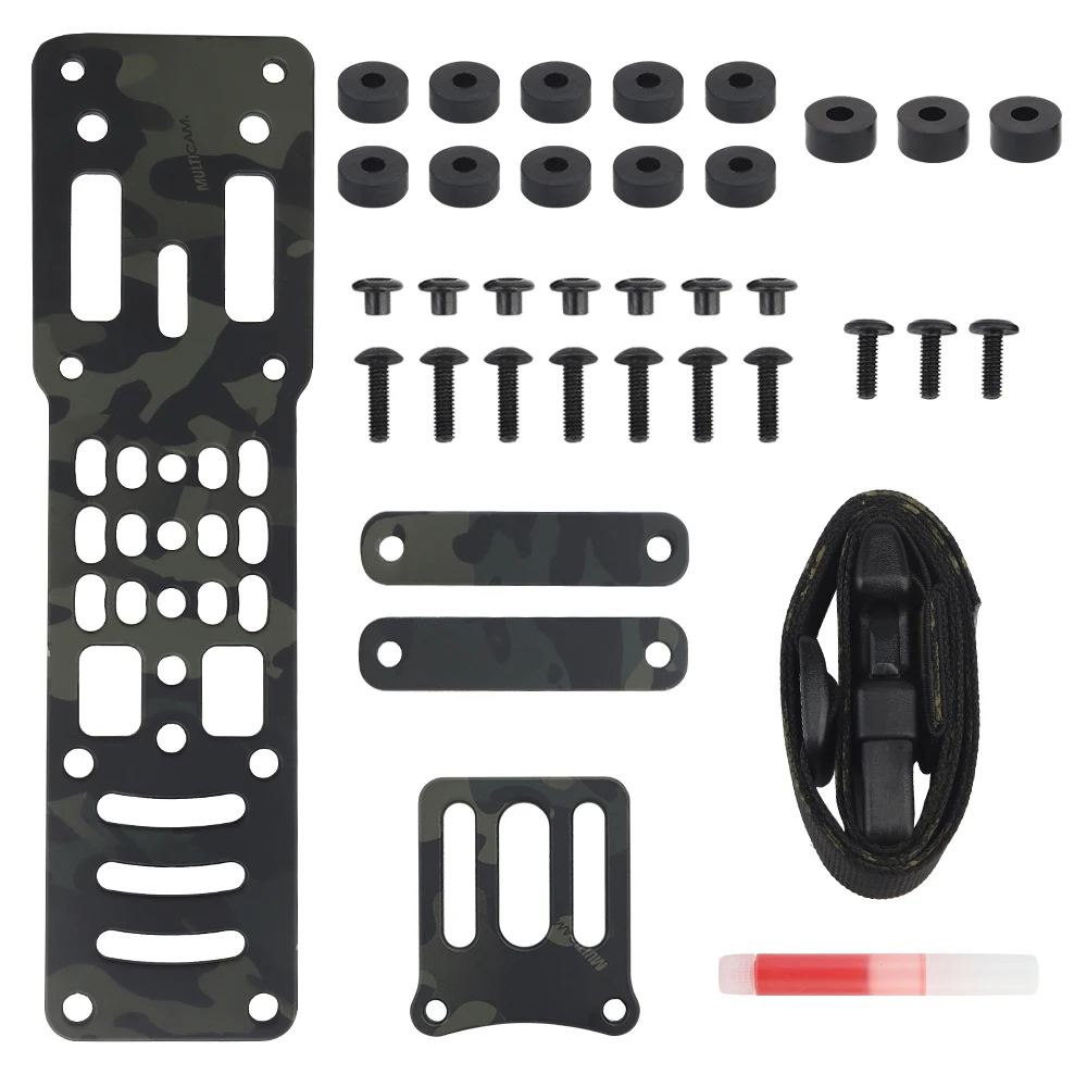 Adaptador de funda Modular, banda de pierna caída para caza táctica Airsoft, sistema QLS de extracción rápida, accesorio de funda de plataformas - imagen 4