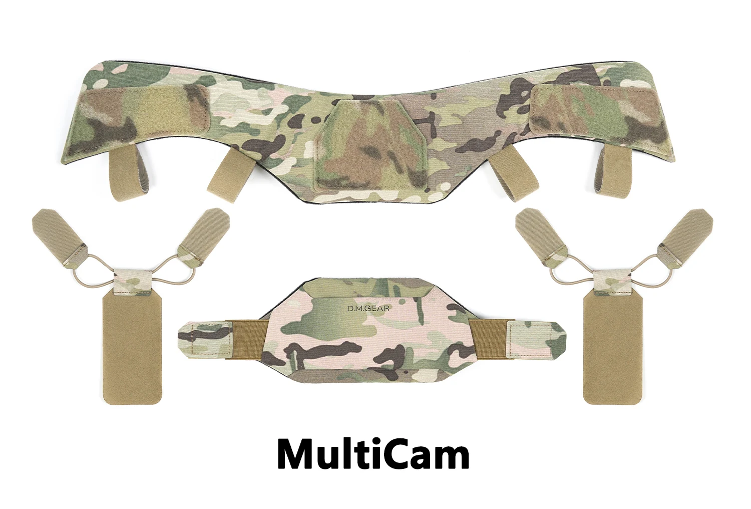 DMGear Protector Cuello Táctico Ripstop para Chaleco Airsoft - imagen 3