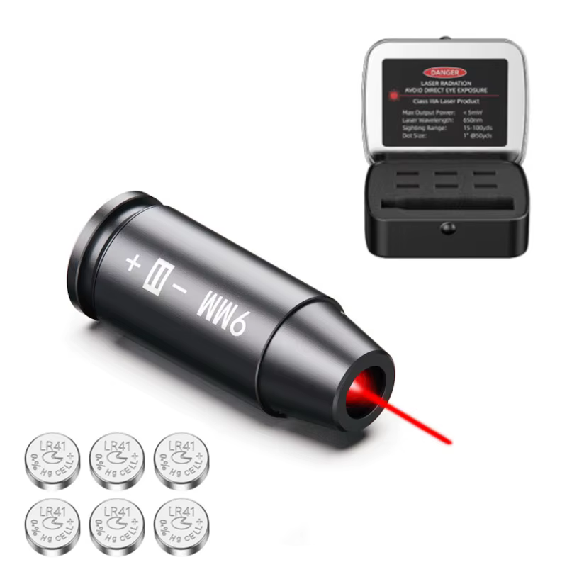 Colimador boresighter láser rojo para alineación de cañón