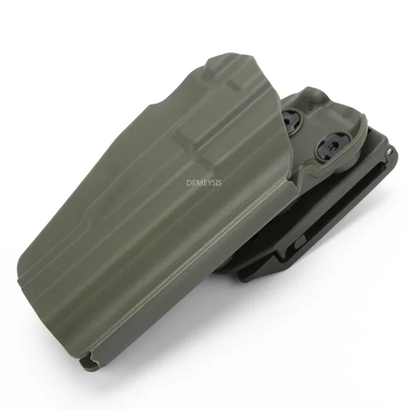 Funda para pistola táctica compatible con Glock 18C 20 21 22 37 H & K P30L 45 funda para cinturón de caza - imagen 4