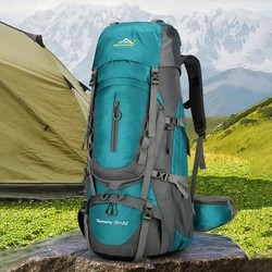 Mochila de Camping para hombre, bolsa de viaje, mochila de escalada de 75L, paquete de almacenamiento grande para senderismo, bolsos de hombro deportivos para Montañismo al aire libre
