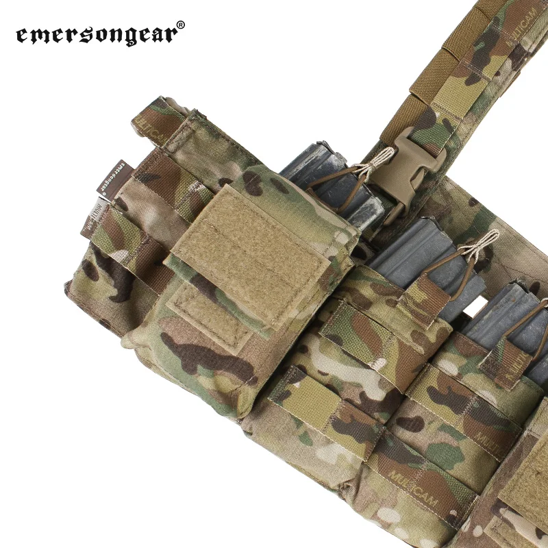 Emersongear-Chaleco de aparejo de pecho fácil, chaleco de combate táctico con bolsa para revistas, chaleco de Paintball para caza Airsoft, senderismo EM7450 - imagen 4