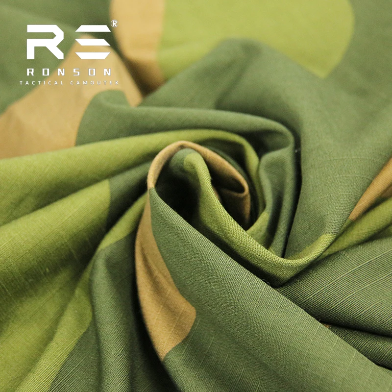 Tela a cuadros de algodón y nailon de camuflaje de Noruega nc5050, cómoda, resistente al desgaste, impermeable, ropa táctica, telas - imagen 5