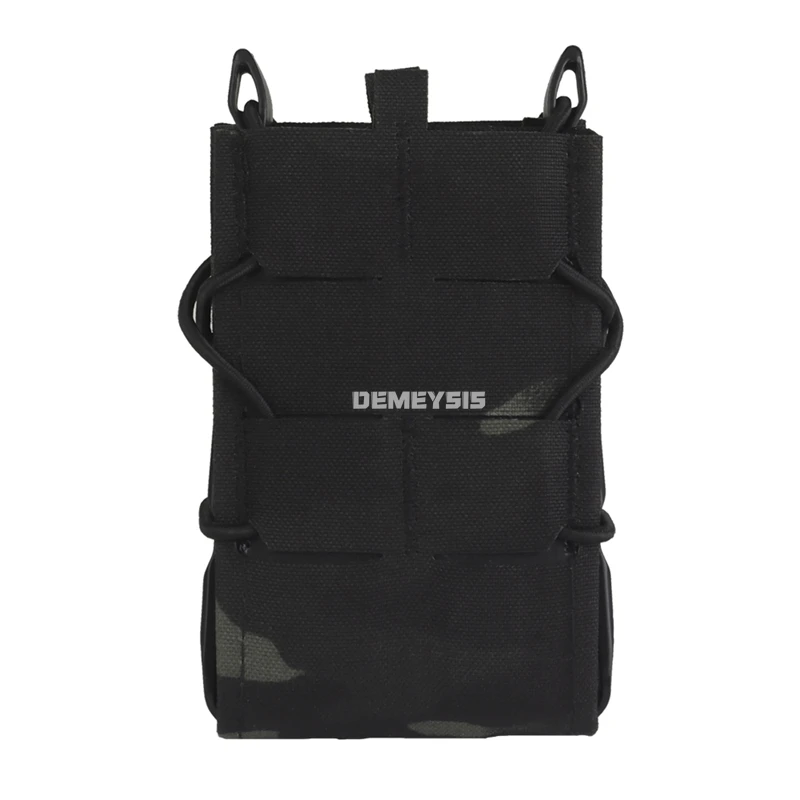 Bolsas para revistas de 7,62mm y 5,56mm, bolsa táctica para revistas de inserción rápida Molle para AR15 M4 Mag, funda con funda, caja con Clip para cinturón - imagen 4